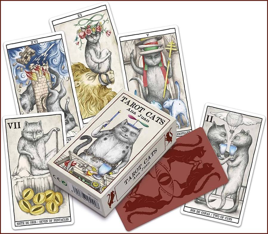 Cats tarot Ana Juan by Fournier